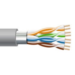 Unshielded Twisted Pair 1000 ft UTP Pullbox Stranded QualConnectTM Bulk Cat5e White Ethernet Cable Unshielded Twisted Pair 1000 ft UTP Pullbox Stranded QualConnectTM Bulk Cat5e White Ethernet Cable